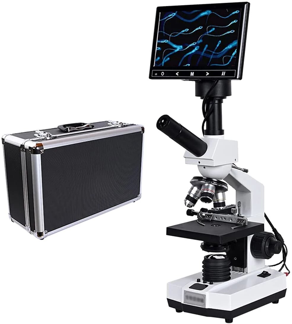 Microscope monoculaire numérique hybride 2000X