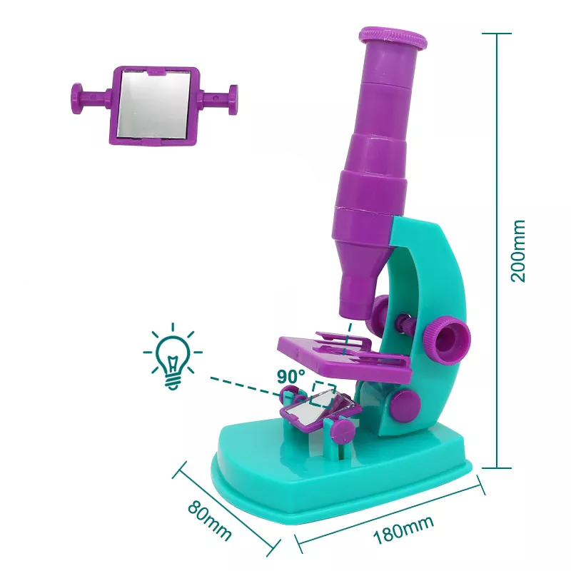 Microscope Enfants Bleu et Violet 150 X