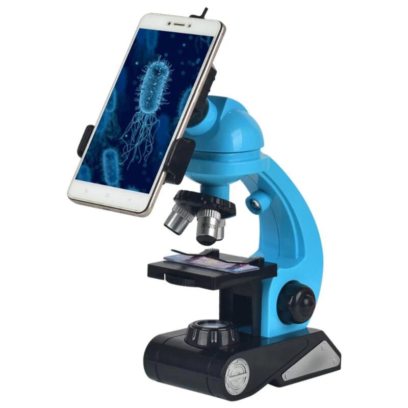 Microscope professionnel à fort grossissement 1200 fois pour enfants,  enseignement de la biologique pour les étudiants, expérience scientifique
