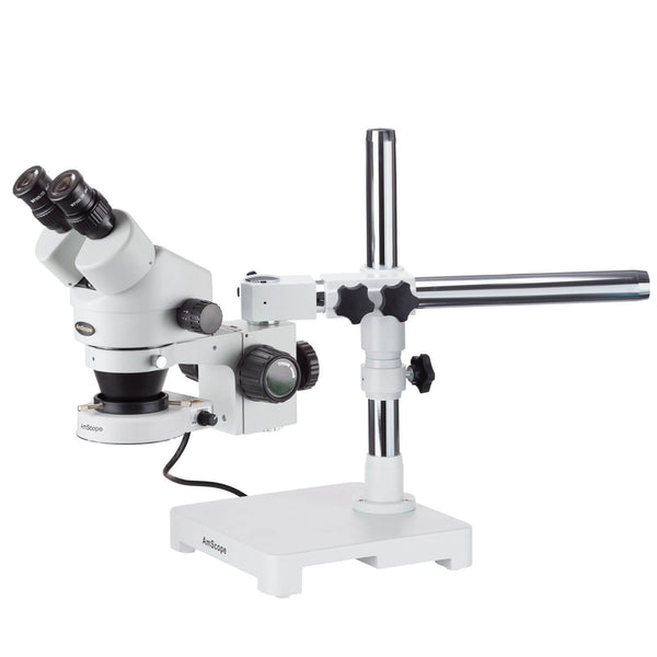 3.5X-90X Microscope Binoculaire Stereo Bras articule avec 80LED