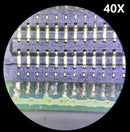 40x échantillon microscope trinoculaire bricoleur