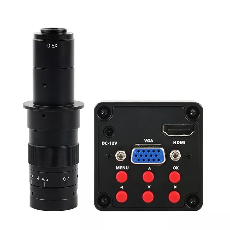 Caméra Microscope 1080P 12 MegaPixels lentille 180x