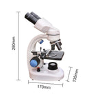 LED 2000X eclaire etudiant Microscope binoculaire