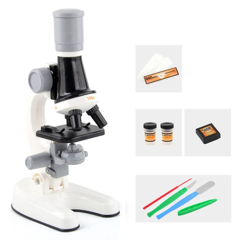 Microscope pour enfants jouets 1200 blanc