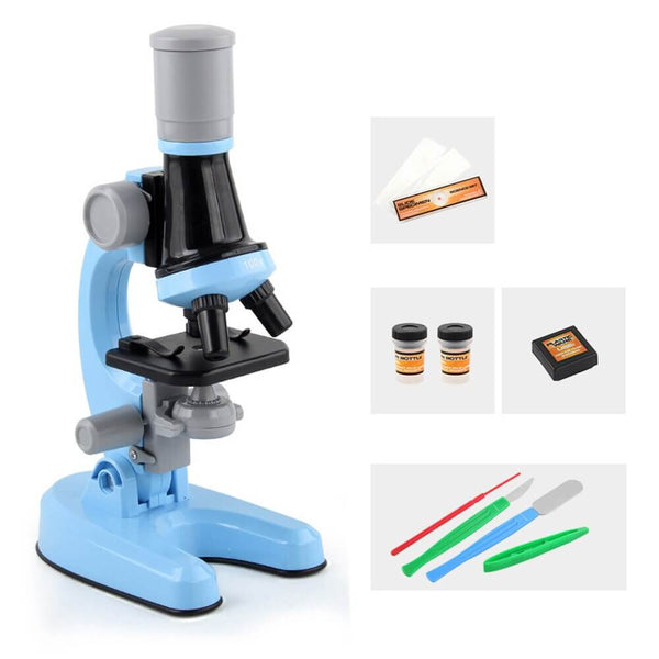 Microscope pouR enfants jouets 1200 bleu