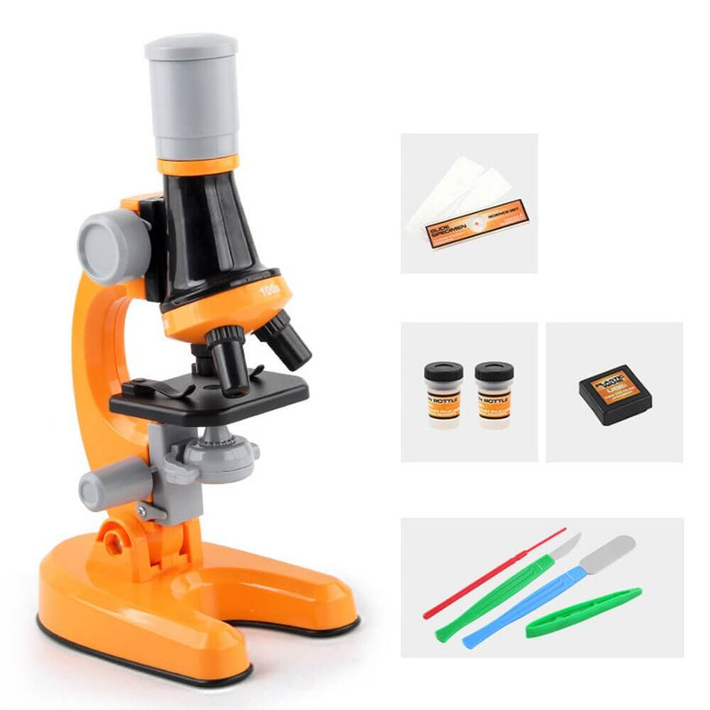 Microscope pour enfants jouets 1200 orange