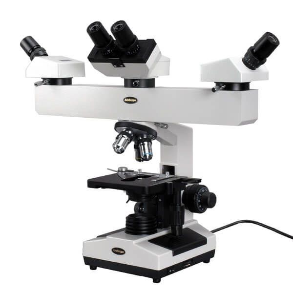 Microscopes Triple Science 40X-1600X Microscope Triple Têtes Observation Multiple