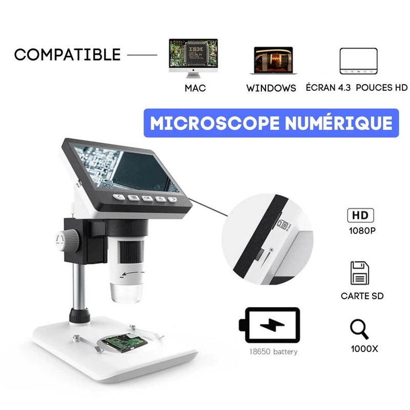 Microscope Numérique 1080p Vision
