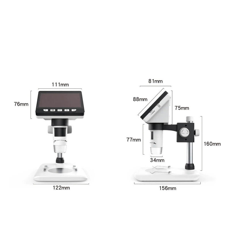 HURRISE microscope numérique 50X à 1000X Microscope numérique sans fil HURRISE microscope numérique 50X à 1000X Microscope numérique sans fil