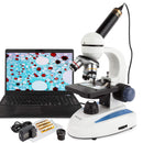 Microscope monoculaire tete rotative a camera USB 40X-1000X