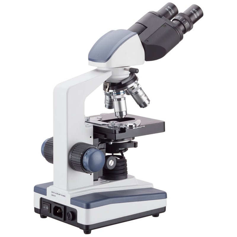 Radical Microscope professionnel haute puissance médical biologie 40–2500 x  avec condensateur d'huile de champ sombre et batterie variable