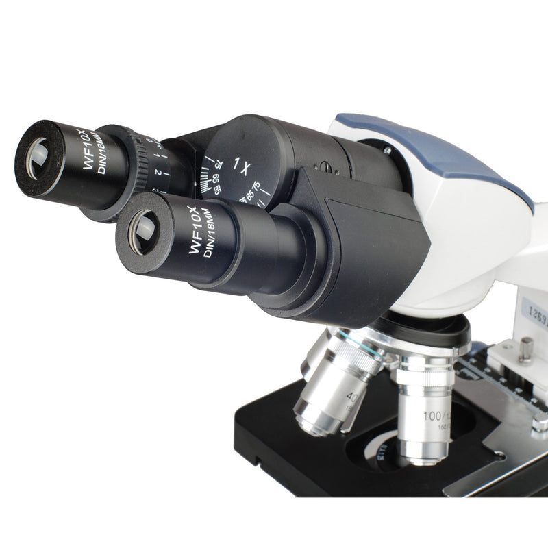 Microscope numérique binoculaire 40X-2500X caméra USB 1.3MP lentilles