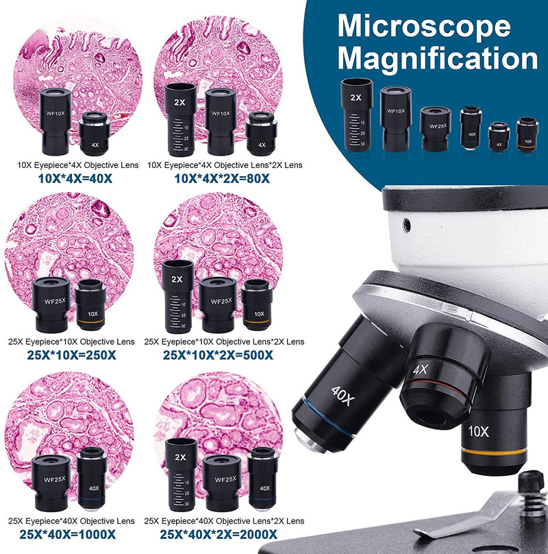 Microscope optique laboratoire monoculaire