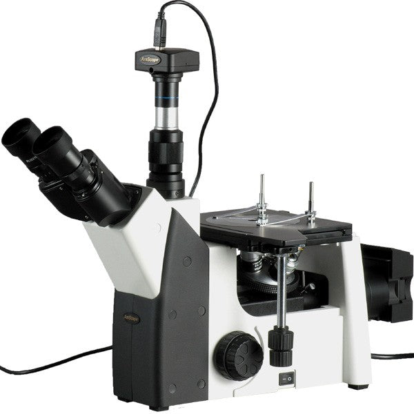 Microscope trinoculaire inverse 50X-1000X
