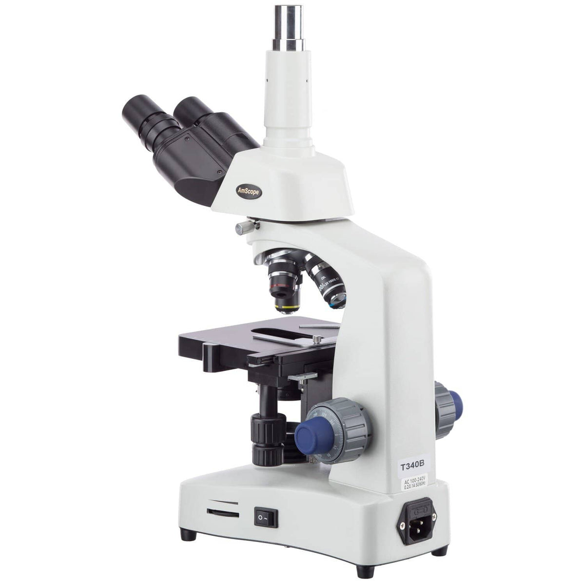 Microscope Stéréo AmScope 20X-40X - Champ Large, éclairage Haut Et Bas - Parfait Pour Hobby Et éducation