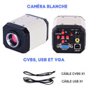 40x-2500x Caméra CCD Microscope Trinoculaire Expert