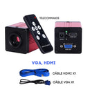 camera cdd microscope rouge