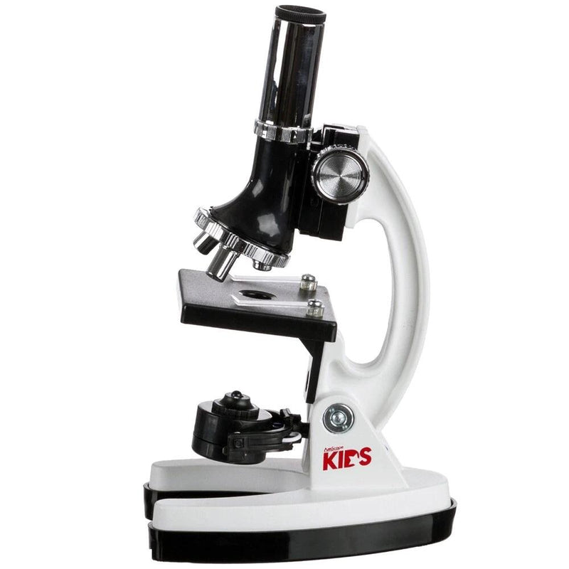 Microscope pour Enfants, Microscope Science Kit pour Débutant avec des  Lumières LED, 40x, 80x, 200x, 400x, 1200x blanc HB014