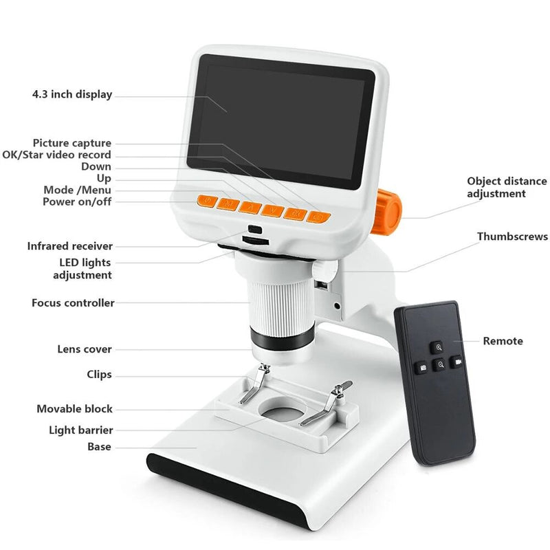 microscope numérique 220x caractéristiques