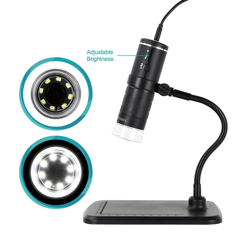 microscope wifi numérique lumière